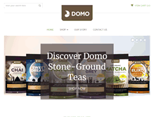 Tablet Screenshot of domotea.com